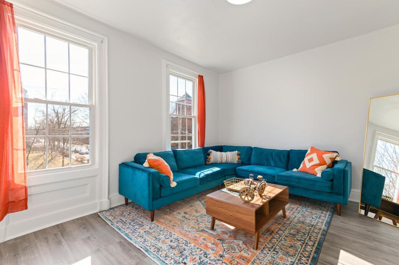 Orange Oasis In The Heart Of East Rock With Free Parking Near Dt And Yale Lägenhet New Haven Exteriör bild